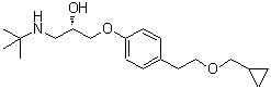 CAS#: 114987-56-3, (S)-1-[4-[2-(Cyclopropylmethoxy)Ethyl]Phenoxy]-3-[(1,1-Dimethylethyl)Amino]-2-Propanol