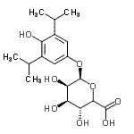 CAS#: 115005-78-2, 4-Hydroxy Propofol 4-O-beta-D-Glucuronide