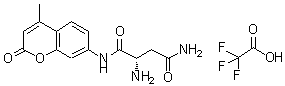 CAS 登录号：115047-90-0， H-天冬氨酰胺酰-7-氨基-4-甲基香豆素三氟乙酸盐
