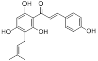 CAS#: 115063-39-3, 3-(4-Hydroxyphenyl)-1-[2,4,6-Trihydroxy-3-(3-Methyl-2-Buten-1-Yl)Phenyl]-(2E)-2-Propen-1-One