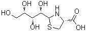 CAS 登录号：115184-30-0， (4R)-2-[(1S,2R,3S)-1,2,3,4-四羟基丁基]-1,3-噻唑烷-4-羧酸