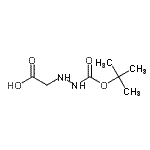 CAS 登录号：115262-99-2， (2-{[(2-甲基-2-丙基)氧基]羰基}肼基)乙酸