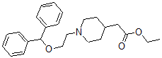 CAS#: 115313-90-1, 2-[1-[2-[Di(phenyl)methoxy]ethyl]-4-piperidinyl]acetic acid ethyl ester