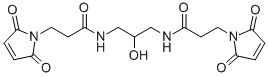 CAS 登录号：115388-98-2， N,N'-二(3-马来酰亚胺丙酰基)-2-羟基-1,3-丙烷二胺