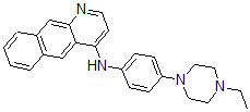 CAS#: 115618-99-0, N-[4-(4-Ethylpiperazin-1-Yl)Phenyl]Benzo[g]Quinolin-4-Amine