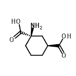 CAS#: 115730-36-4, (1R,3S)-1-Amino-1,3-Cyclohexanedicarboxylic Acid