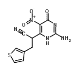 CAS#: 115787-67-2, 2-(2-Amino-5-Nitro-6-Oxo-3,6-Dihydro-4-Pyrimidinyl)-3-(3-Thienyl)(1-<Sup>14</Sup>C)Propanenitrile