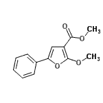 CAS#: 115852-13-6, Methyl 2-Methoxy-5-Phenyl-3-Furoate