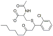 CAS#: 115887-23-5, 2-(N-Acetylamino)-3-(1-(2-Chlorophenyl)-3-Oxononylthio)Propionate