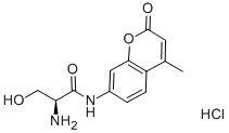 CAS 登录号:115918-60-0, (2S)-2-氨基-3-羟基-N-(4-甲基-2-氧代-2H-1-苯并吡喃-7-基)-丙酰胺单盐酸盐