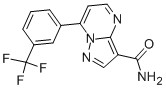 CAS#: 115930-92-2, 7-[3-(Trifluoromethyl)Phenyl]-Pyrazolo[1,5-a]Pyrimidine-3-Carboxamide
