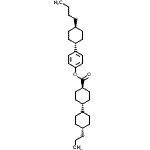 CAS 登录号：115978-59-1， 4-(反式-4-丁基环己基)苯基(1R,1'S,4R,4'S)-4'-丙基-1,1'-联(环己基)-4-羧酸酯