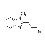 CAS 登录号：116040-91-6， 3-(1-甲基-1H-苯并咪唑-2-基)-1-丙醇