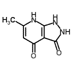 CAS#: 116081-20-0, 6-Methyl-1H-Pyrazolo[3,4-b]Pyridine-3,4(2H,7H)-Dione