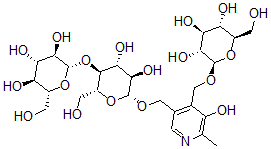 CAS#: 116169-15-4, 4'-O-(Glucosyl)-5'-O-(cellobiosyl)pyridoxine
