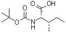 CAS 登录号：116194-21-9， N-{[(2-甲基-2-丙基)氧基]羰基}-L-异亮氨酸