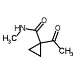 CAS#: 116195-49-4, 1-Acetyl-N-Methylcyclopropanecarboxamide