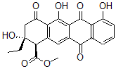 CAS 登录号：116235-59-7， (1R,2R)-2-乙基-2,5,7-三羟基-4,6,11-三氧代-1,3-二氢并四苯-1-羧酸甲酯