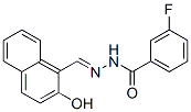 CAS 登录号：116324-98-2， 2-羟基-1-萘基醛3-氟苯甲酰腙