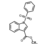 CAS 登录号：116325-17-8， 甲基1-(苯磺酰基)-1H-吲哚-3-羧酸酯