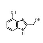 CAS 登录号：116345-47-2， 2-(羟基甲基)-1H-苯并咪唑-4-醇