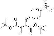 CAS#: 116366-27-9, 2-Methyl-2-Propanyl N-{[(2-Methyl-2-Propanyl)Oxy]Carbonyl}-4-Nitro-L-Phenylalaninate