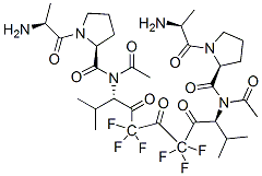 CAS 登录号：116380-62-2， (2S)-N-[(2S)-2-乙酰氨基丙酰]-1-[(3S)-1,1,1-三氟-4-甲基-2-氧代戊烷-3-基]吡咯烷-2-甲酰胺