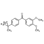 CAS#: 116412-95-4, (3,4-Dimethoxyphenyl)[4-(2-Methyl-2-Propanyl)Phenyl]Methanone