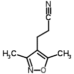 CAS 登录号：116422-98-1， 3-(3,5-二甲基-1,2-恶唑-4-基)丙腈