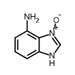 CAS 登录号：116423-93-9， 1H-苯并咪唑-4-胺3-氧化物