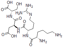 CAS 登录号：116430-80-9， N-(N-(N2-L-赖氨酰-L-精氨酰)-L-alpha-天冬氨酰)-L-丝氨酸