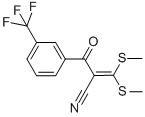 CAS 登录号：116492-97-8， alpha-[二(甲硫基)亚甲基]-B-氧代-3-(三氟甲基)-苯丙腈
