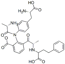 CAS 登录号：116560-97-5， N-(1-羧基-3-苯基丙基)-丙氨酰-丙氨酰-苯丙氨酸-4-氨基苯甲酸酯