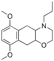 CAS 登录号：116584-94-2， 6,9-二甲氧基-4-N-丙基-2,3,4a,5,10,10a-六氢-4H-萘并(2,3-b)(1,4)恶嗪