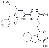 CAS 登录号：116587-09-8， 1-(N(2)-苄氧羰基赖氨酰-gamma-谷氨酰)八氢-1H-吲哚-2-羧酸