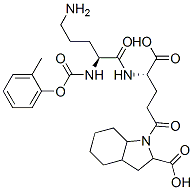 CAS 登录号:116587-12-3, 1-(N(2)-苄氧羰基鸟氨酰-gamma-谷氨酰)八氢-1H-吲哚-2-羧酸
