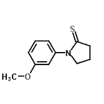 CAS 登录号：116614-76-7， 1-(3-甲氧基苯基)-2-吡咯烷硫酮