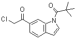 CAS 登录号：116621-13-7， 1-[6-(氯乙酰基)-1H-吲哚-1-基]-2,2-二甲基-1-丙酮