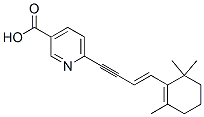 CAS 登录号:116627-76-0, 6-(4-(2,6,6-三甲基-1-环己烯-1-基)-3-丁烯-1-炔基)-3-吡啶羧酸