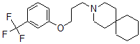 CAS 登录号：1167-20-0， 9-[3-[3-(三氟甲基)苯氧基]丙基]-9-氮杂螺[5.5]十一烷