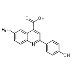 CAS#: 116734-15-7, 2-(4-Hydroxyphenyl)-6-Methyl-4-Quinolinecarboxylic Acid