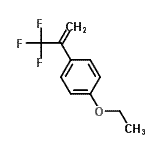 CAS 登录号：116802-30-3， 1-乙氧基-4-(3,3,3-三氟-1-丙烯-2-基)苯