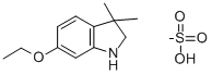 CAS 登录号：116861-51-9， 6-乙氧基-3,3-二甲基-1,2-二氢吲哚甲烷磺酸盐
