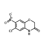 CAS 登录号：116862-22-7， 6-氯-7-硝基-2H-1,4-苯并恶嗪-3(4H)-酮