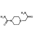 CAS 登录号：116882-76-9， 4-(2-氨基-2-氧代乙基)-1-哌嗪甲酰胺