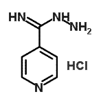CAS#: 116954-73-5， 4-Pyridinecarboximidic Acid, Hydrazide Hydrochloride