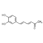 CAS 登录号：116993-69-2， (3E,5E)-6-(3,4-二羟基苯基)-3,5-己二烯-2-酮