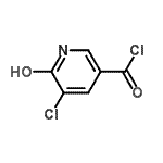 CAS#: 117027-74-4, 5-Chloro-6-Hydroxy-Pyridine-3-Carbonyl Chloride