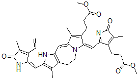 CAS 登录号：117032-45-8， Neobiliverdine Ixdelta Dimethyl Ester