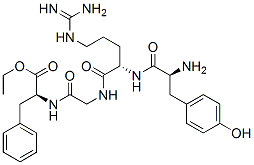 CAS 登录号：117062-52-9， (2S)-2-[[2-[[(2R)-2-[[(2S)-2-氨基-3-(4-羟基苯基)丙酰]氨基]-5-(二氨基亚甲基氨基)戊酰]氨基]乙酰基]氨基]-3-苯丙酸乙酯